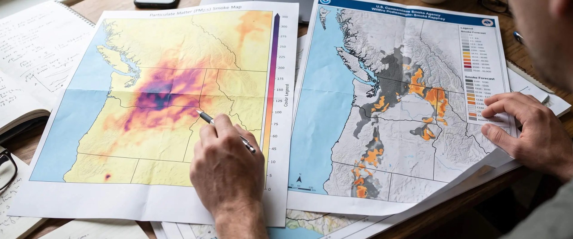 How to Compare Two Wildfire Smoke Maps Without Misreading the Data
